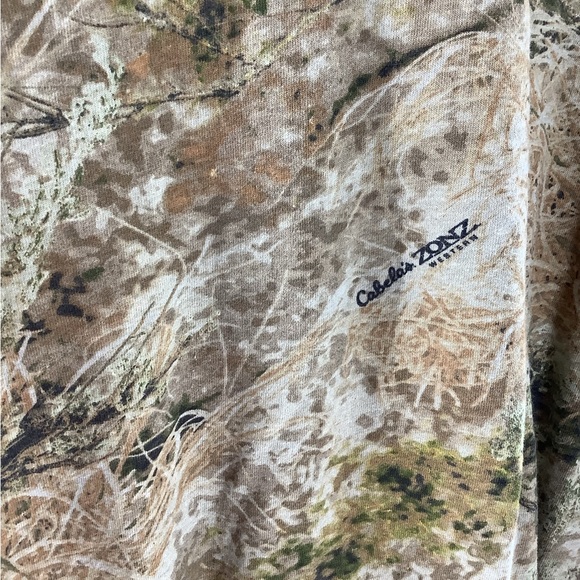 Hunting Zone Men Camo Print Long Sleeve Crew Neck Performance T-Shirts  2XL - Picture 4 of 9